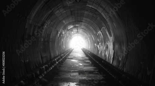 light at the end of a dark tunnel