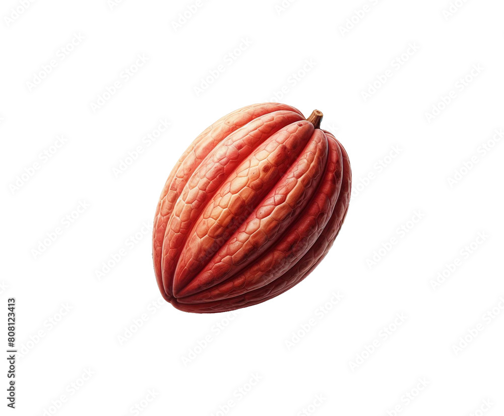Fresh cocoa beans with cocoa pods isolated transparent background Ai generative. Fresh cocoa beans with cocoa pods isolated transparent background Ai generative.