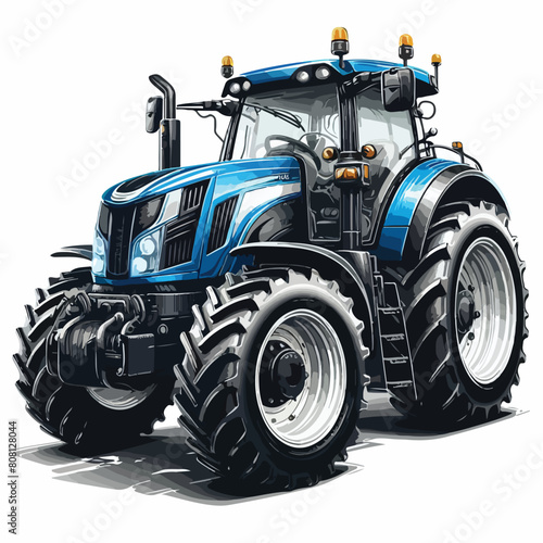 farmer tractor Art vector design  