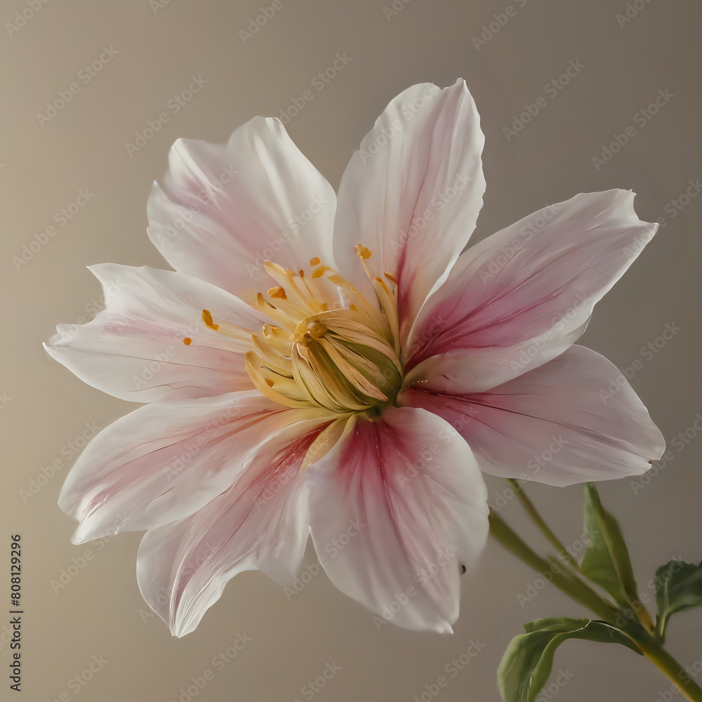 a pink flower that is in a vase a pink flower that is in a vase