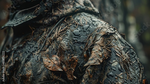 The Ghillie Suit is the ultimate in camouflage, allowing the wearer to blend in seamlessly with their surroundings