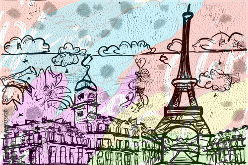 Paris et couleurs de fête