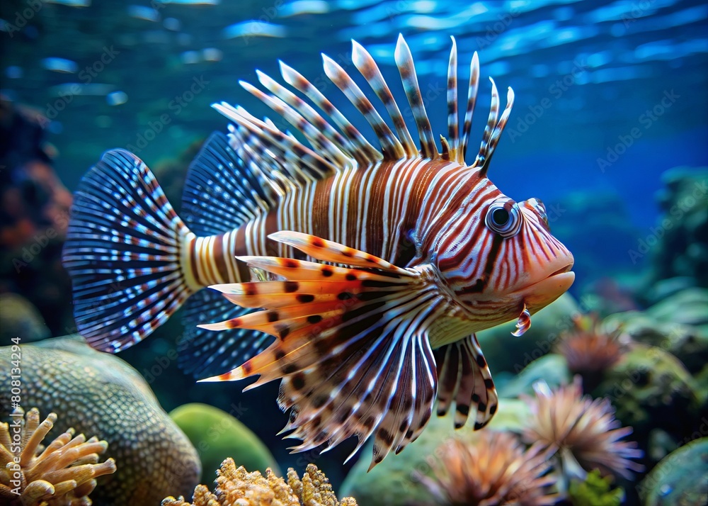 Underwater King: Portrait of a Lionfish
Underwater King: Portrait of a Lionfish