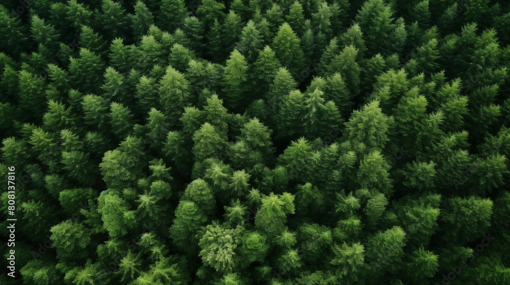 Aerial image of green forest. Environment background. Aerial image of green forest. Environment background.