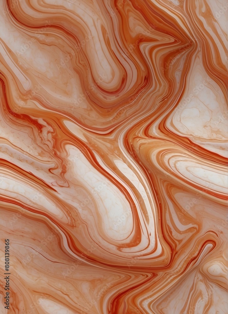 Elegant Natural Orange Marble Texture for Design