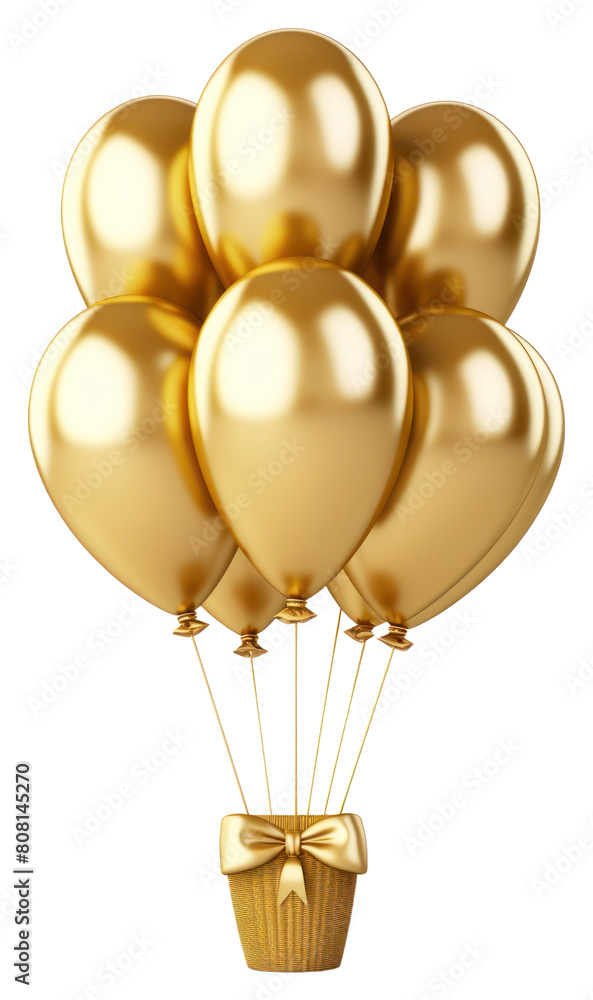 PNG Simple busket balloon shiny gold white background. PNG Simple busket balloon shiny gold white background.