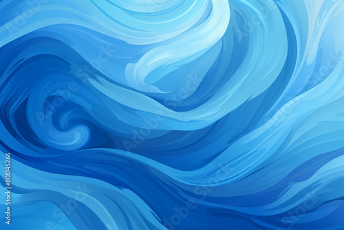 Background with a Texture of Rippling Blue Waves 