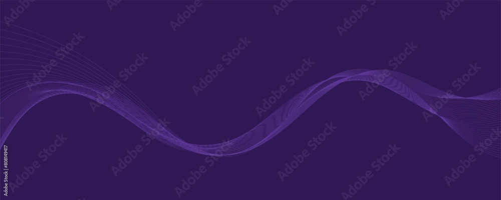 Purple background with flowing wave lines. Futuristic technology concept. Vector illustration Purple background with flowing wave lines. Futuristic technology concept. Vector illustration