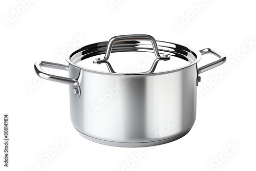 The stainless steel pot is perfect for cooking a variety of dishes. It is durable and easy to clean, making it a great choice for any kitchen.