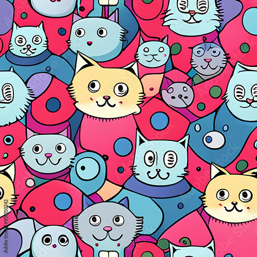 seamless owl pattern