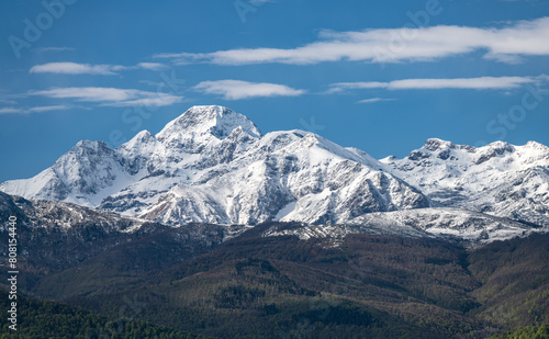 Le Mont Valier sommet de 2 838 m situé dans les Pyrénées ariégeoises