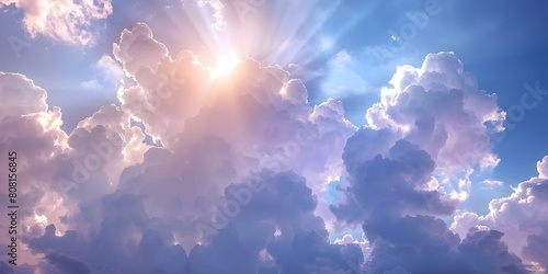 Captivating K timelapse of drifting white clouds in a stunning blue sky. Concept Time-lapse Photography, Cloud Movement, Blue Sky, Nature Landscape, Captivating Views
