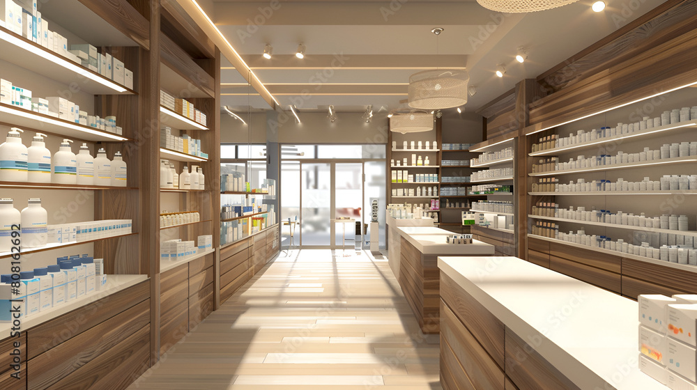 Pharmacy Interior, generative ai