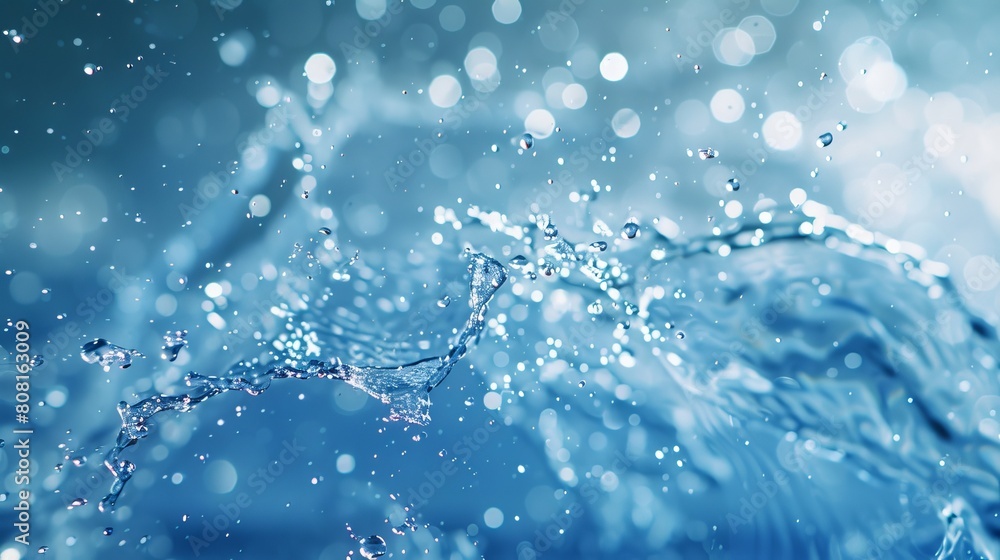 abstract water splash on blue background abstract water splash on blue background