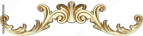 Konstfotografi gold ornament with a pattern