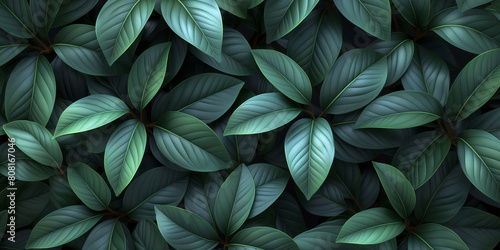 Green leaves background