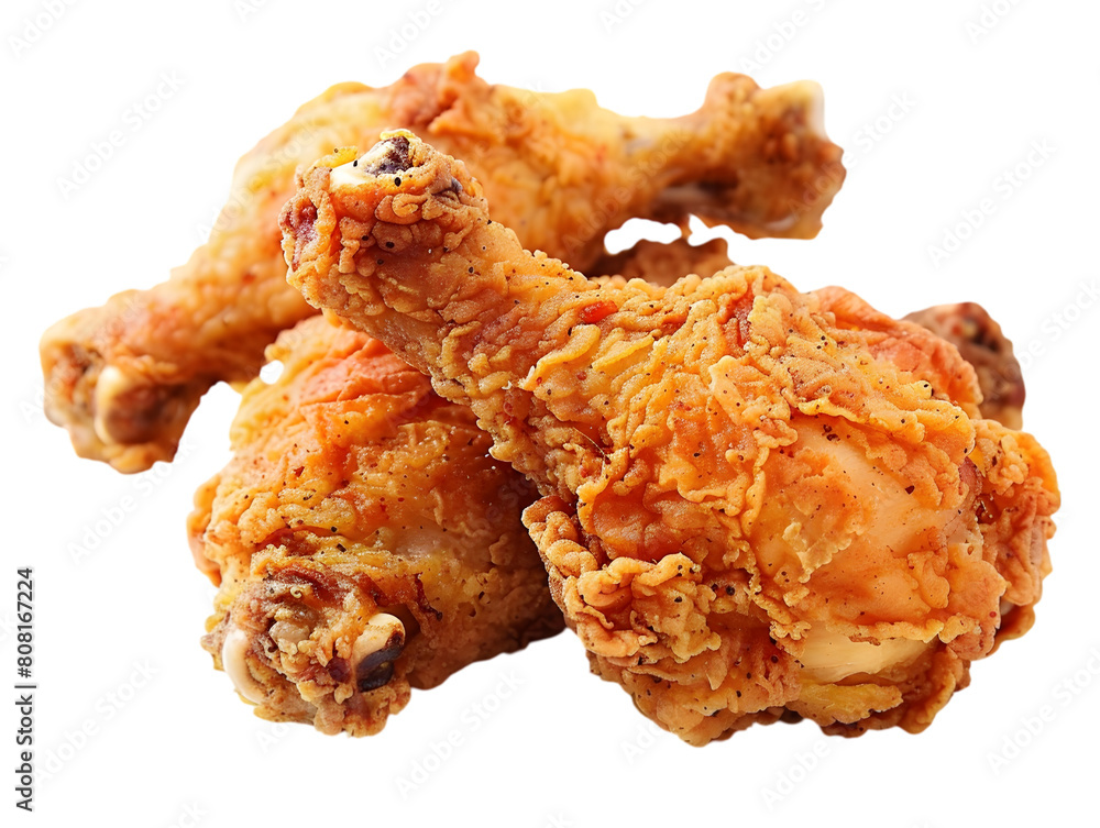 Fried Chicken isolated on transparent background. Fried Chicken isolated on transparent background.