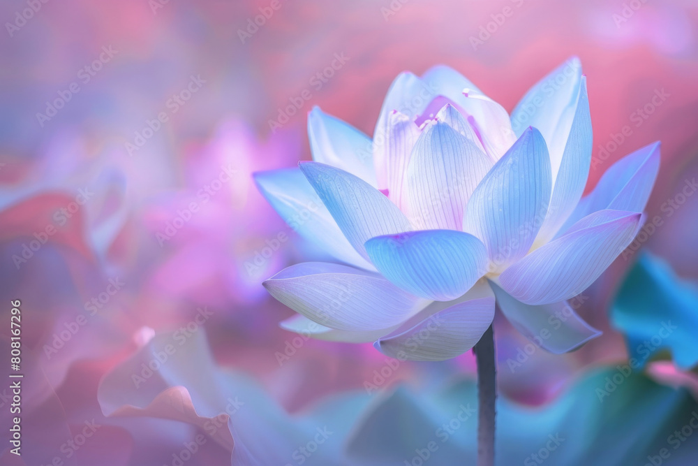 Captivating image of a delicate lotus flower bathed in soft, pastel light, embodying tranquility and the beauty of nature Captivating image of a delicate lotus flower bathed in soft, pastel light, embodying tranquility and the beauty of nature