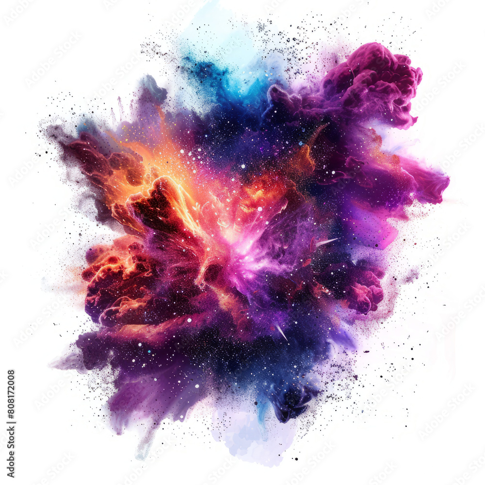 Cosmic Colors: The Allure of Space Dust Explosions Cosmic Colors: The Allure of Space Dust Explosions