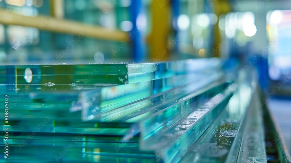 Glass Factory produces a variety of transparent glass thicknesses. Glass Factory produces a variety of transparent glass thicknesses.