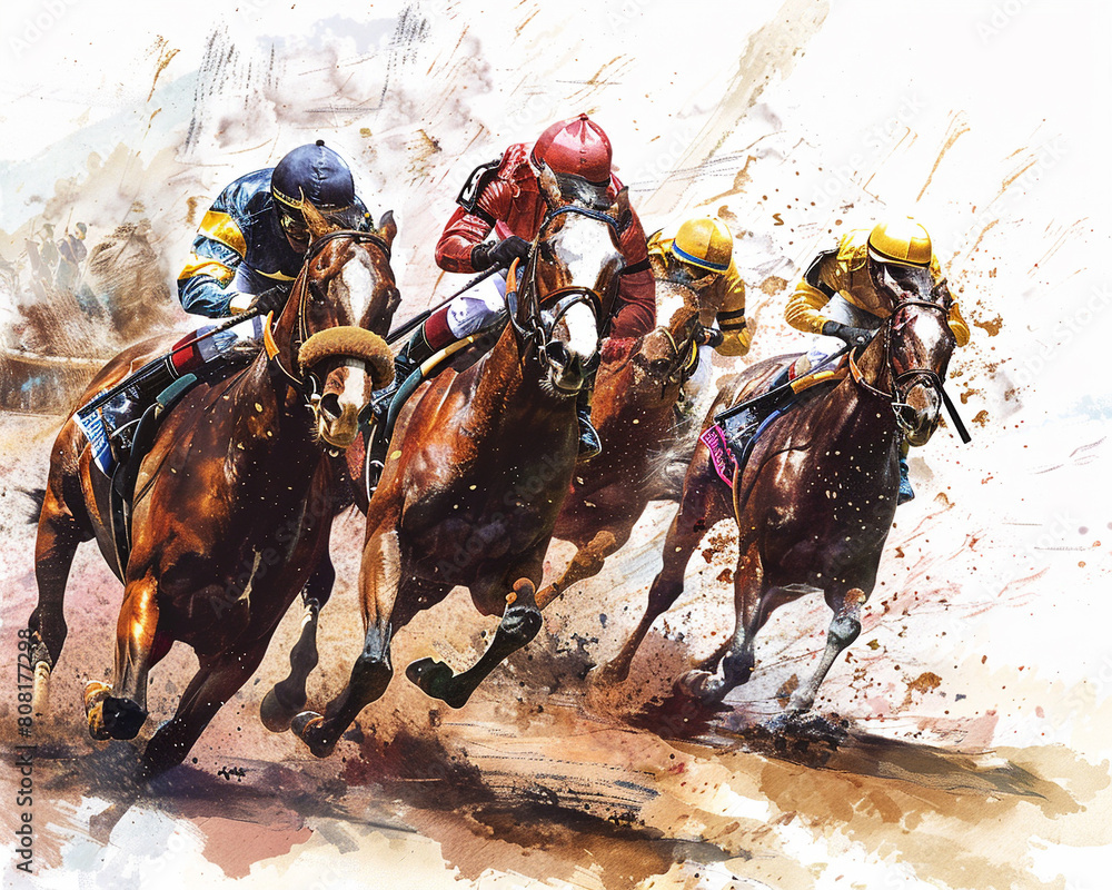 custom made wallpaper toronto digitalThe excitement of a horse race unfolding before your eyes ,