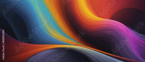 Dynamic colorful textrure wave lines, futuristic smoke background texture modern backdrop for business and presentation © mars58
