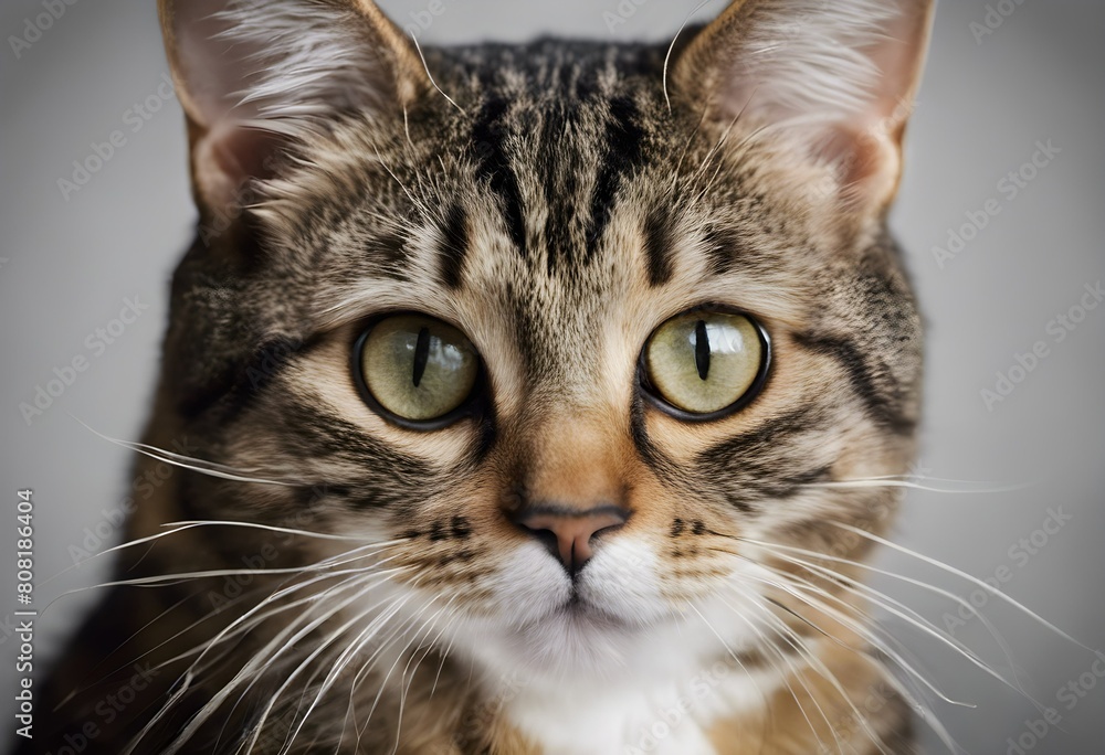 Portrait of a Tabby Cat