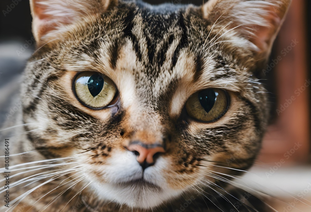 Portrait of a Tabby Cat Portrait of a Tabby Cat