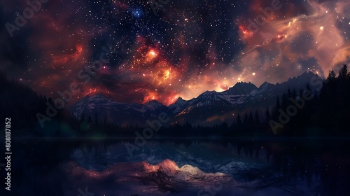 As twilight fades into darkness, the firmament ignites with a million flickering flames, casting a spell of enchantment upon all who gaze upwards. Surrender to the magic of the stars.