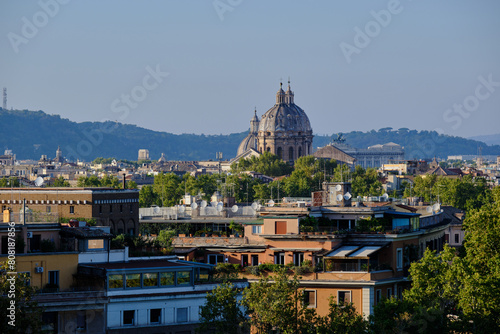 Panorama of Rome from the Aventine Hill photo