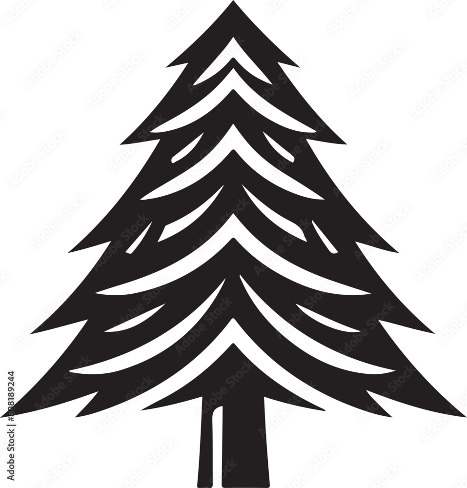 Fototapeta premium Pine Tree Icon