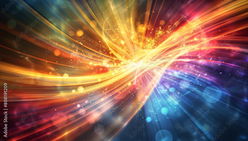 A colorful, swirling pattern of light and dark colors by AI generated image A colorful, swirling pattern of light and dark colors by AI generated image