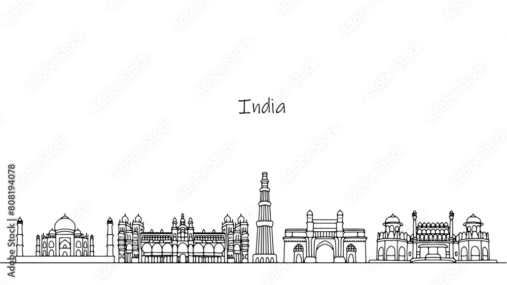 Indian cityscape