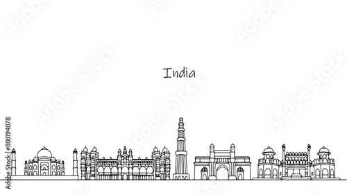 Indian cityscape