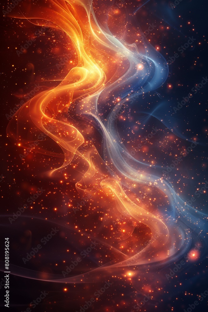 Cosmic Space Filled With Stars and Dust Cosmic Space Filled With Stars and Dust