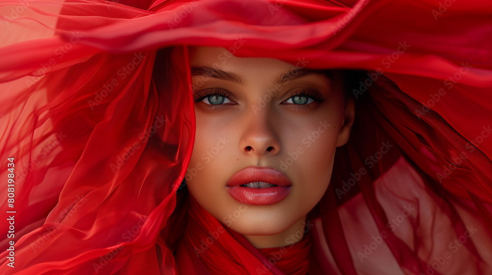 A captivating fashion portrait showcasing a woman exuding elegance and confidence A captivating fashion portrait showcasing a woman exuding elegance and confidence