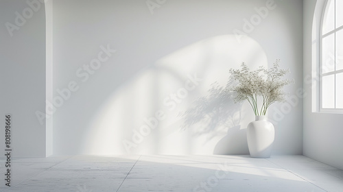 Minimalist background for product photography with only walls and floors © Pavel Lysenko