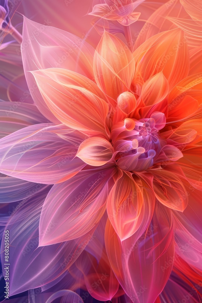 Vibrant Flower With Abundant Petals