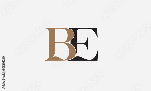 Initial BE logo and EB logo.