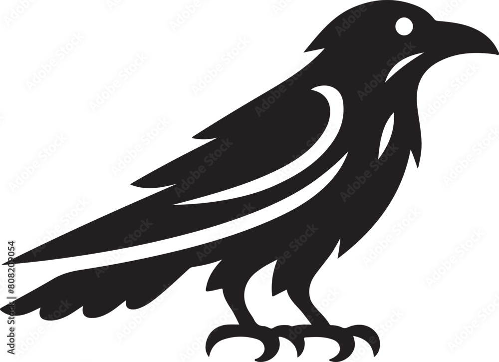 Fototapeta premium a bird is perched on a branch with a circle in the background.