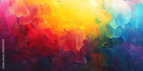 Spectrum Symphony  Abstract Colorful Background with Spectrum  Spectrum-infused Abstract Colorful Background - Ai Generated