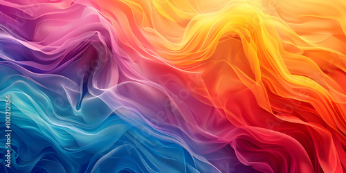 Spectrum Symphony: Abstract Colorful Background with Spectrum, Spectrum-infused Abstract Colorful Background - Ai Generated