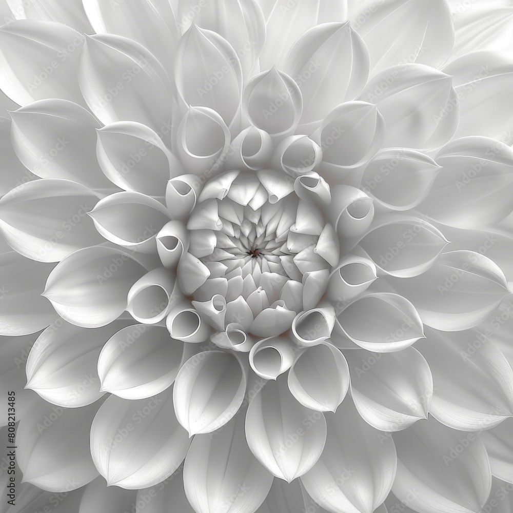 Large White Flower With Abundant Petals Large White Flower With Abundant Petals