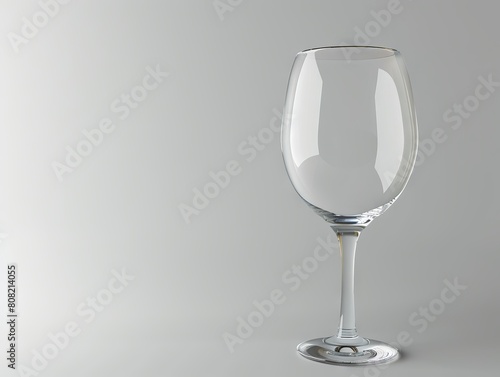 A wine glass on a table.