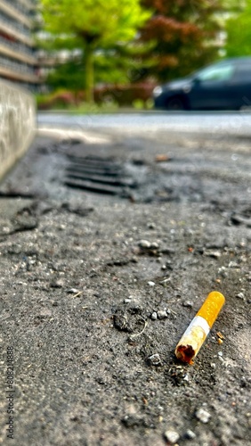 floor drain after the rain there are only cones