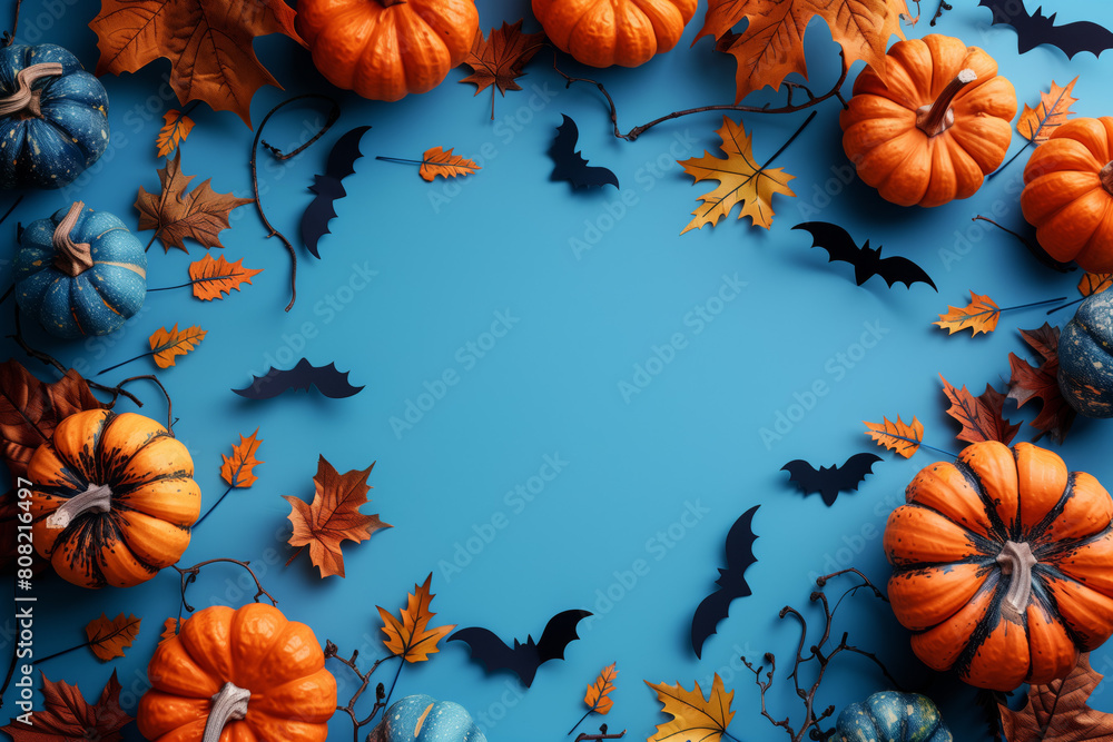 Autumn Studio Arrangement with Halloween Elements Autumn Studio Arrangement with Halloween Elements
