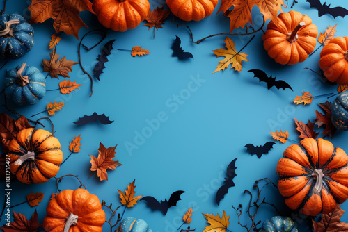 Autumn Studio Arrangement with Halloween Elements