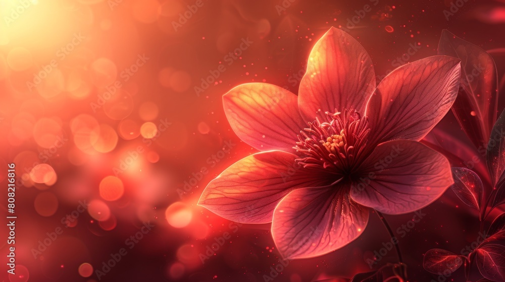 Close Up of a Flower Against Blur Background Close Up of a Flower Against Blur Background