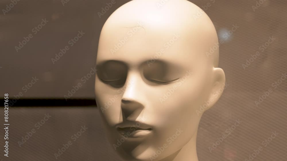 4k A Close-Up of a Fashion Mannequin's Head Reveals Intricate Details of Makeup, Hair, and Accessories. With Realistic Facial Features and Impeccable Design, This Mannequin Epitomizes Modern Fashion 4k A Close-Up of a Fashion Mannequin's Head Reveals Intricate Details of Makeup, Hair, and Accessories. With Realistic Facial Features and Impeccable Design, This Mannequin Epitomizes Modern Fashion
