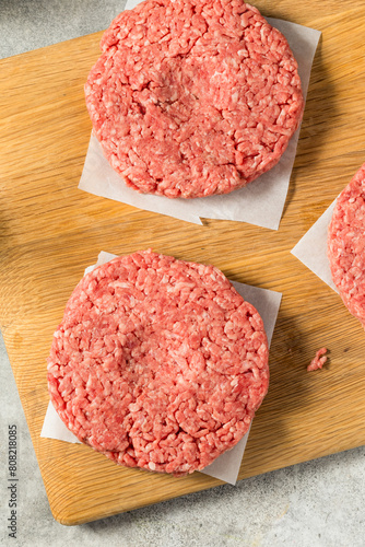 Raw Grass Fed Beef Hamburgers